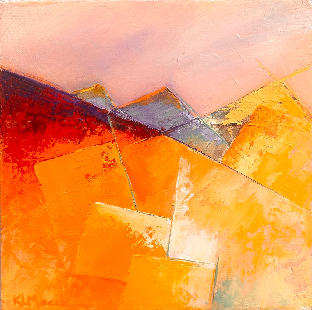 Building Blocks   10" x 10"  oil
