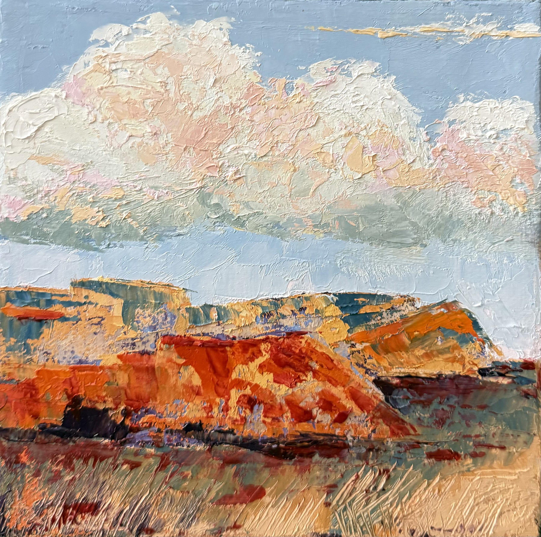 Mountains and Mesas #8
6" x 6"  oil