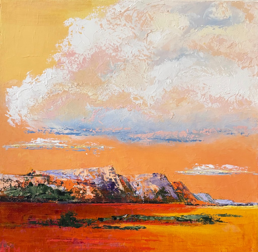 SUNNY SKIES 12" X 12" OIL